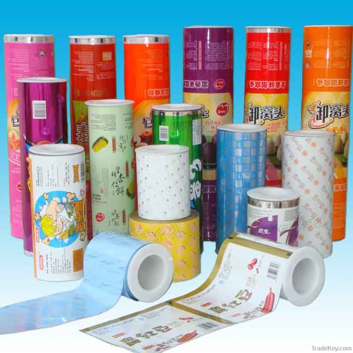 Color plastic roll film