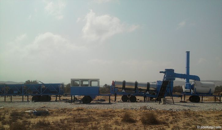 MB series mobile asphalt mixing plant