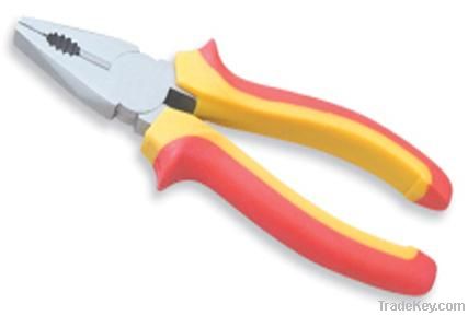 Combination Pliers With Red/yellow Handle