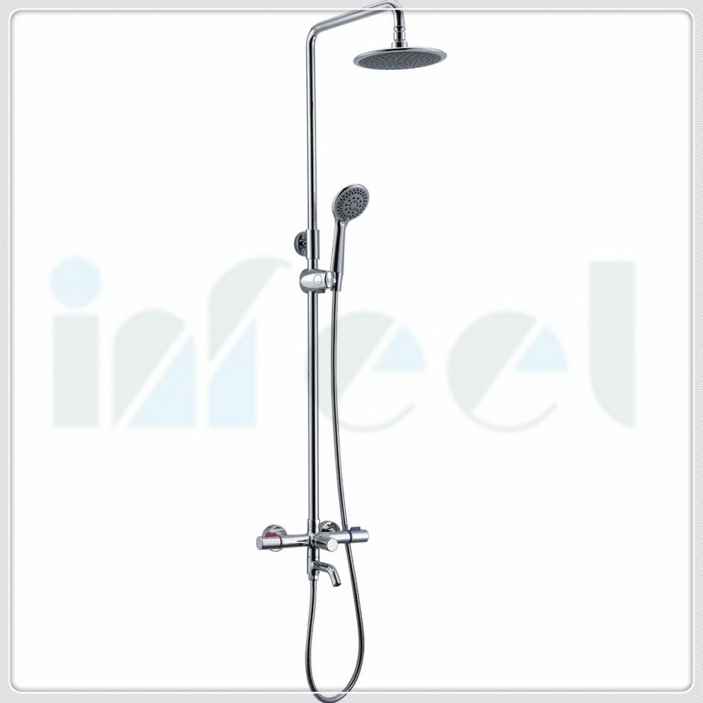 Brass bath and shower set faucet