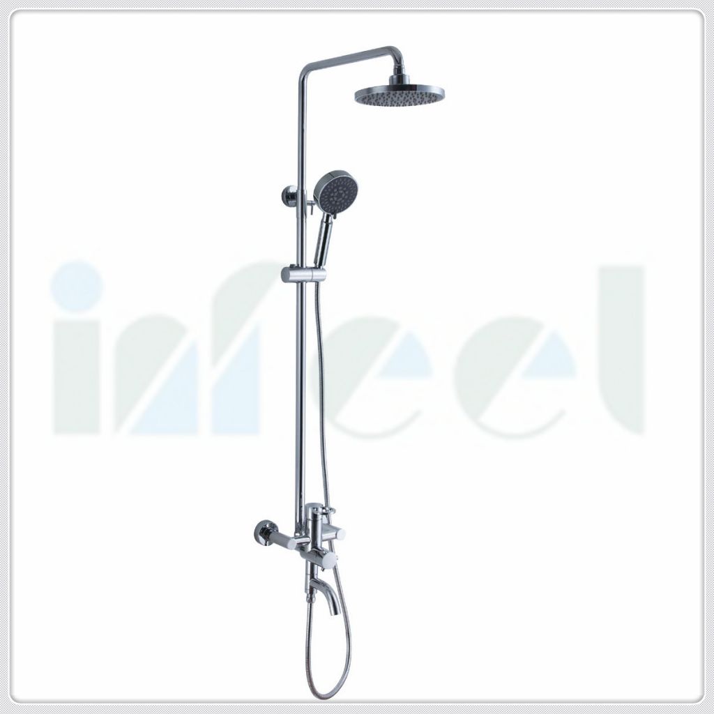 Brass bath and shower set faucet