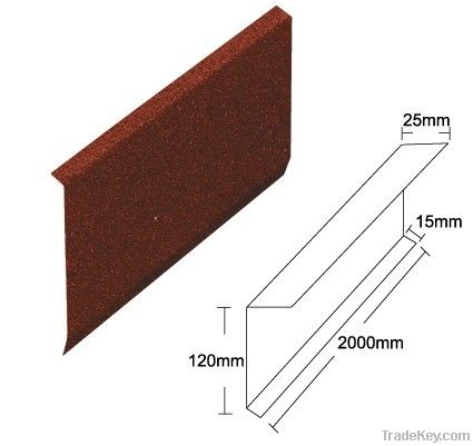 Roof tile--Eaves flashing