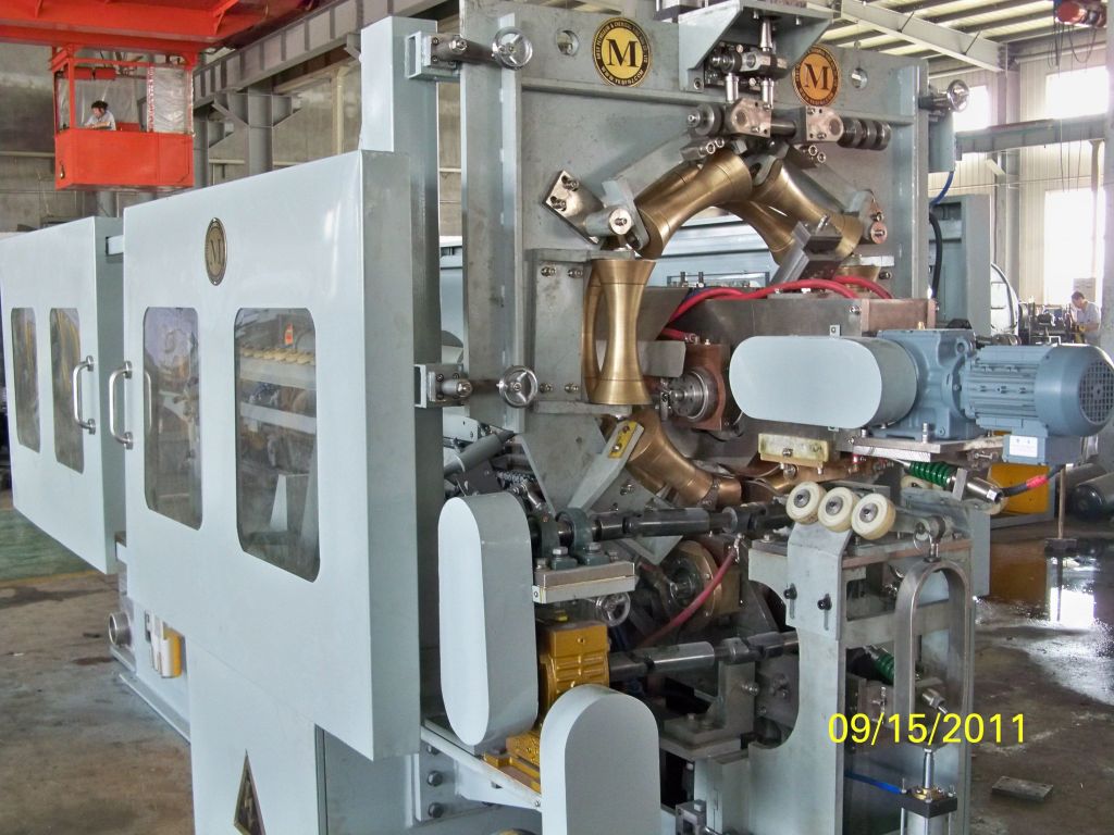 Automatic Seam Welding Machine for steel barrel production line 55 gallon / drum machine 208 liter