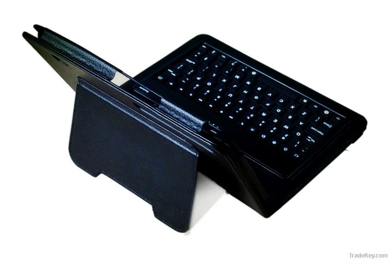 slim bluetooth keyboard for Motorola Xoom with leather case