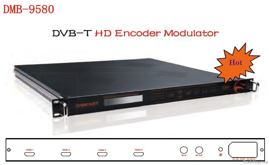 DMB-9580 DVB-T HD Encoder Modulator