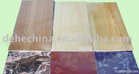 glossy and matt solid color paper overlaid polyester plywood/laminated