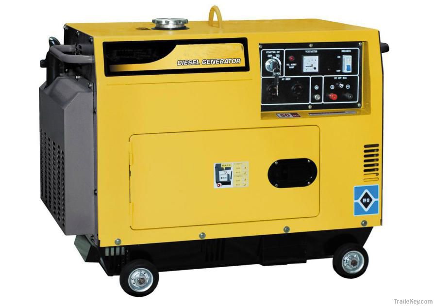 Silent Diesel Generator GDE6700T3