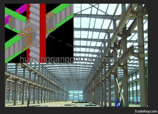 Steel Structure Building (Use Corrugated Steel Web, reduce cost 20%)