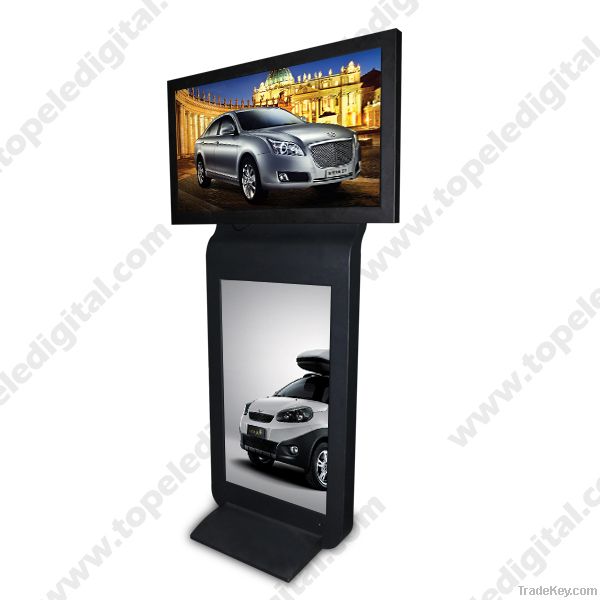 42'' free standing movie theaters/fitness halls digital signage totem