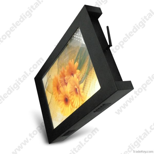 19'' outdoor display cabine parking place lcd digital display