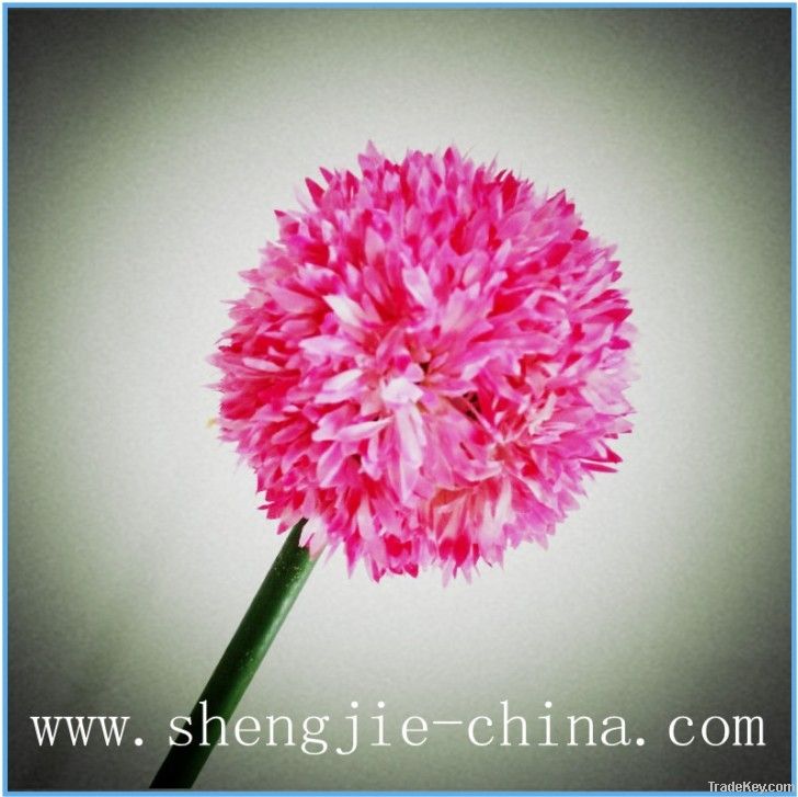 2012 New Design Decoration Artificial Single Ball Flower