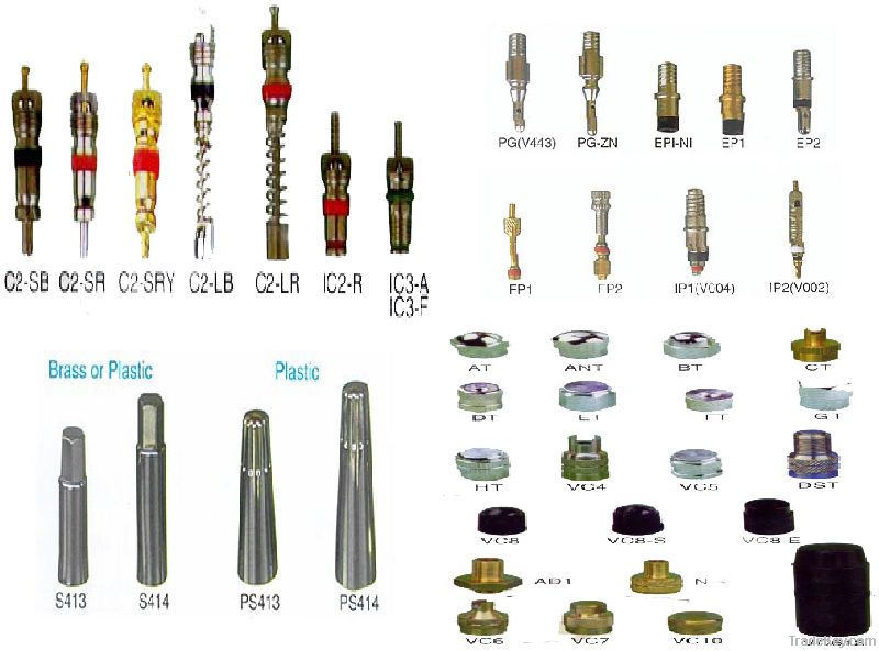 tire valve cores, tyre valves core, tyre valve accessories, valve parts