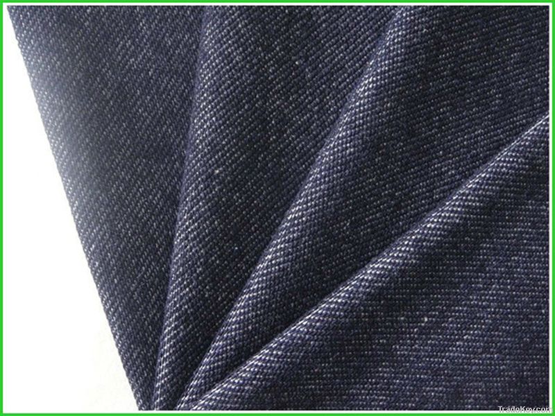 MW503 indigo knit denim slubbed fabric