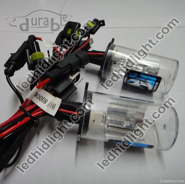 auto HID H4/H 8000K xenon bulbs with halogen lamp for replacement