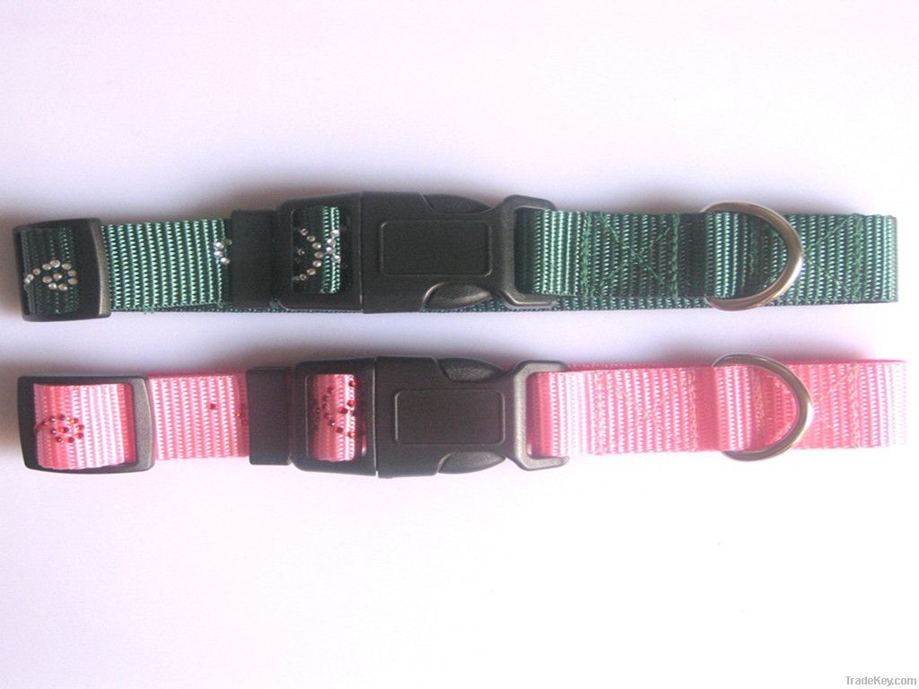 New diamond pet dog collars