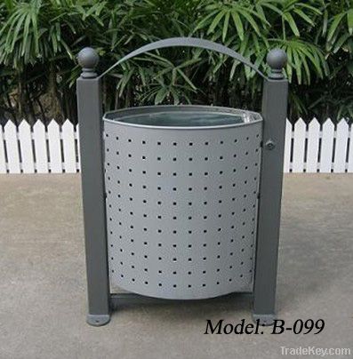 metal dustbins for outdoor spaces