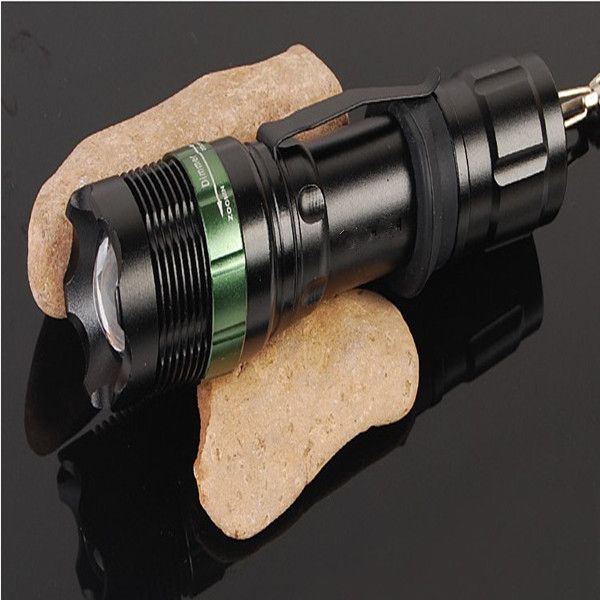 Hot Sales Zoomable Cree Q5 Police Flashlight 