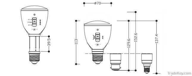 LED Emergency bulb