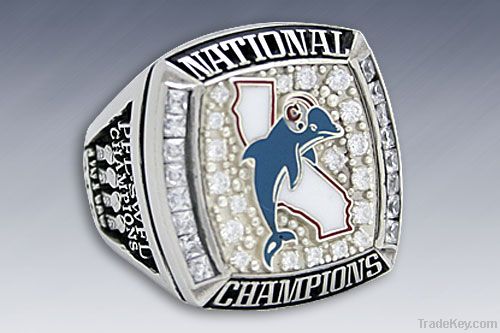 class ring, military bull ring, championship ring