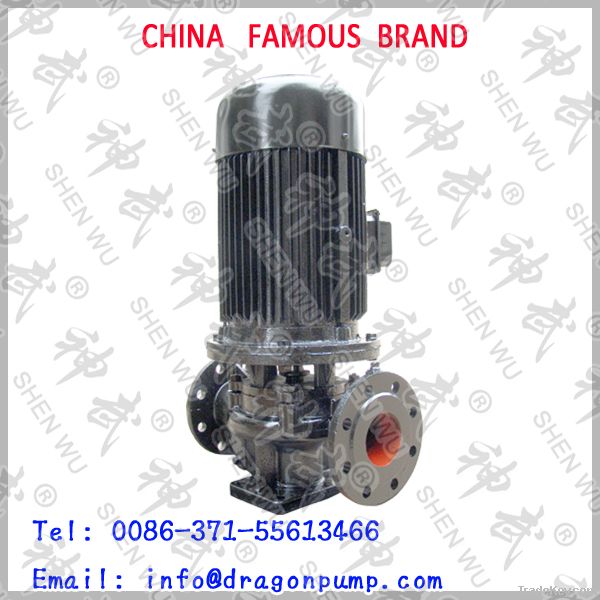 Vertical single-stage centrifugal pipeline pump