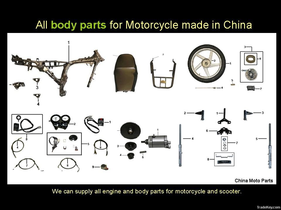 All Parts for Motorcycle and Scooter