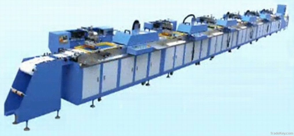 Six Colors Silk Screen Printing Machine