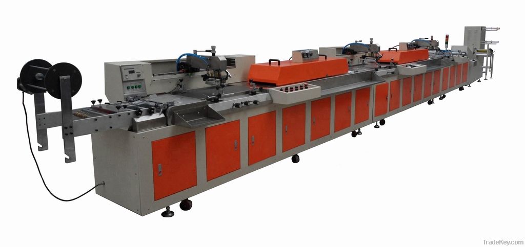 Automatic Label & Ribbon Screen Printing Machine