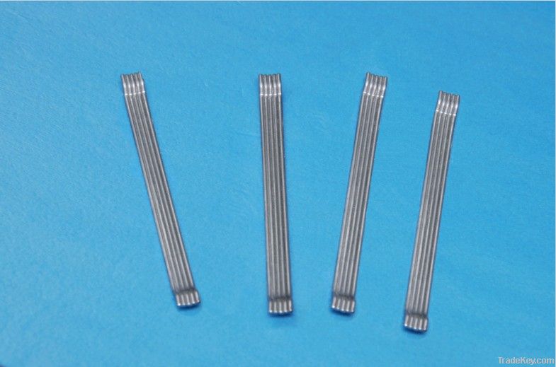 Row hooked-ends steel fiber