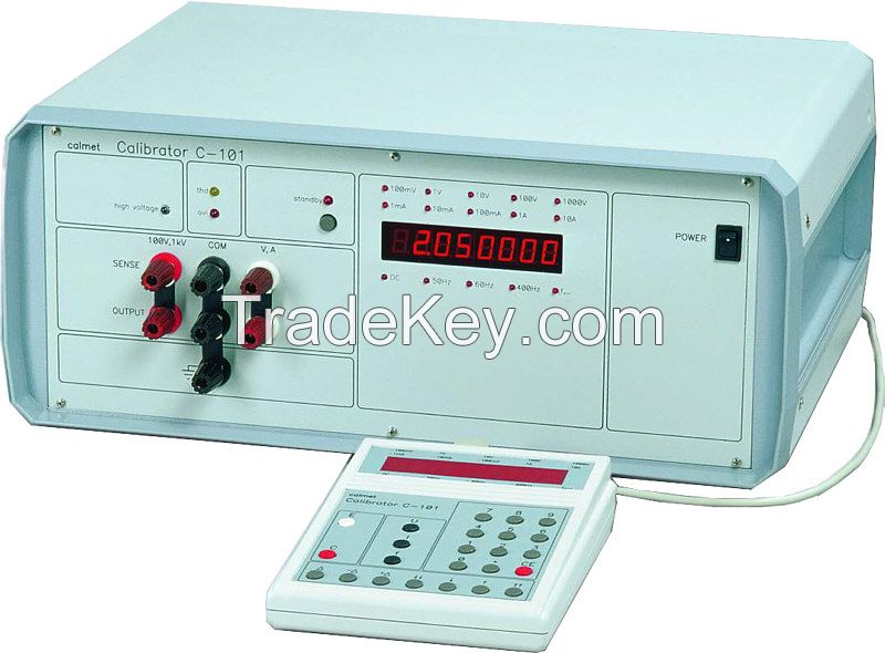 C101 Multifunction Calibrator of alternating and direct voltage and current