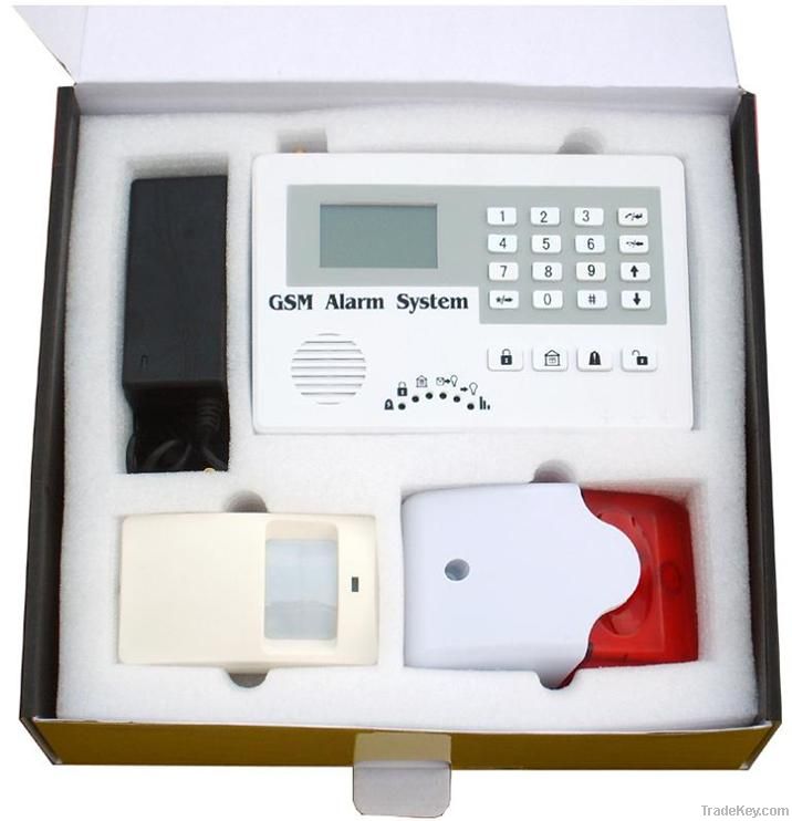 gsm wireless home anti-burglar security alarm system