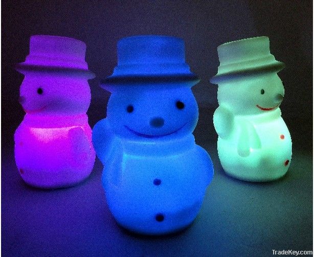 Snowman lamp