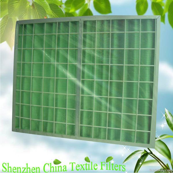 High efficiency pleated prefilter air filter