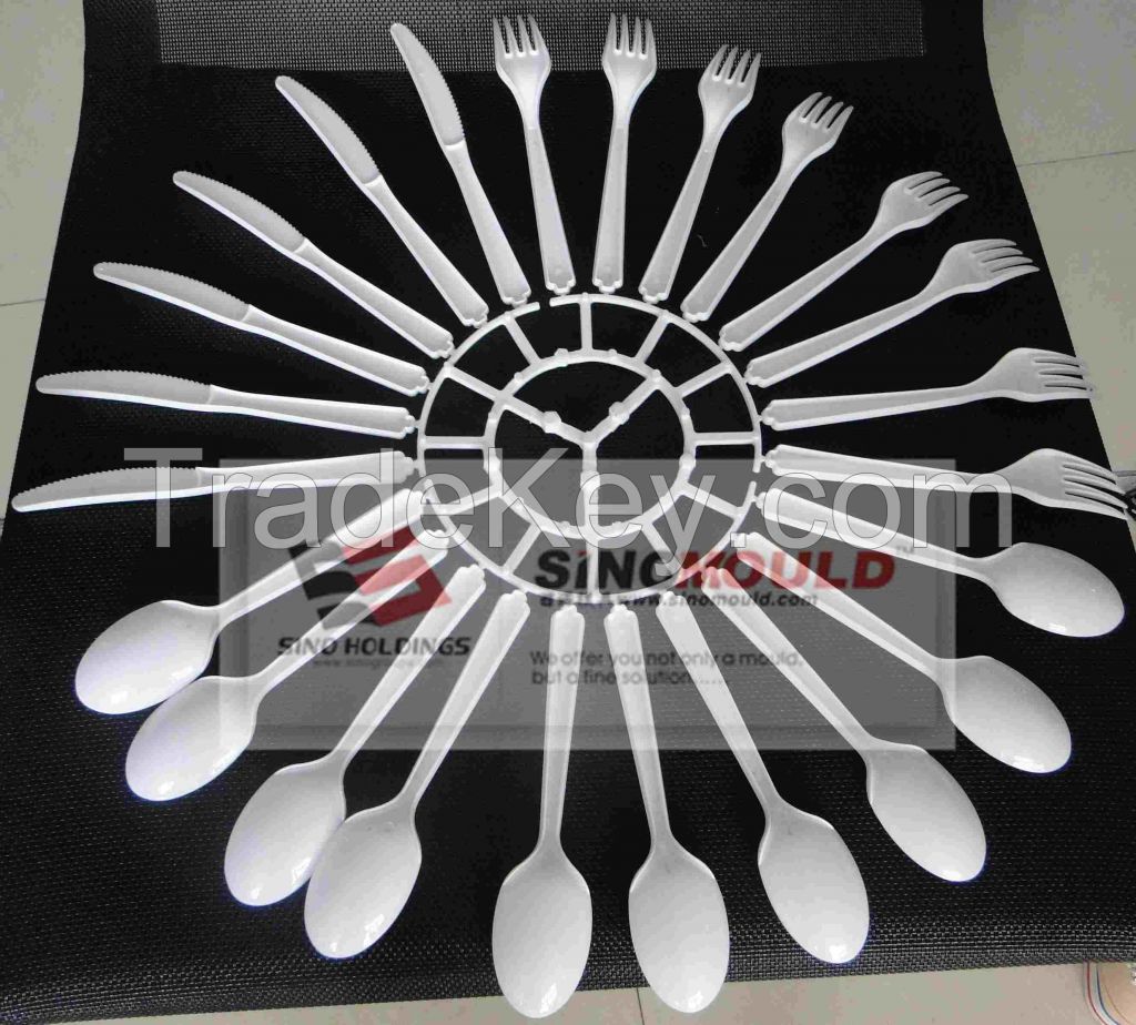 One-time spoon/knife/fork  mould