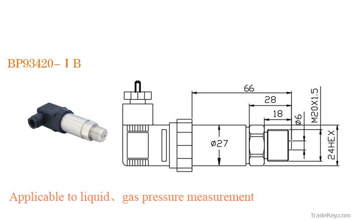 isolation membrane oil-filled pressure transmitter