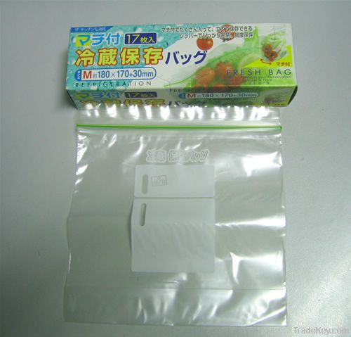 LDPE reclosable sandwich bag