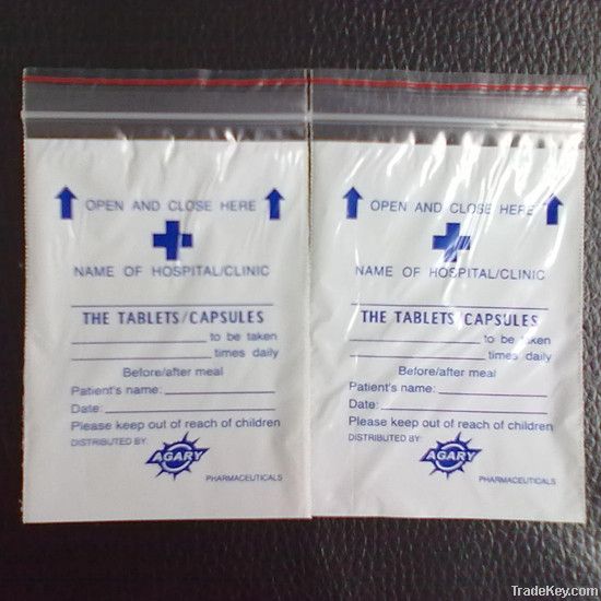 LDPE medical ziplock bag