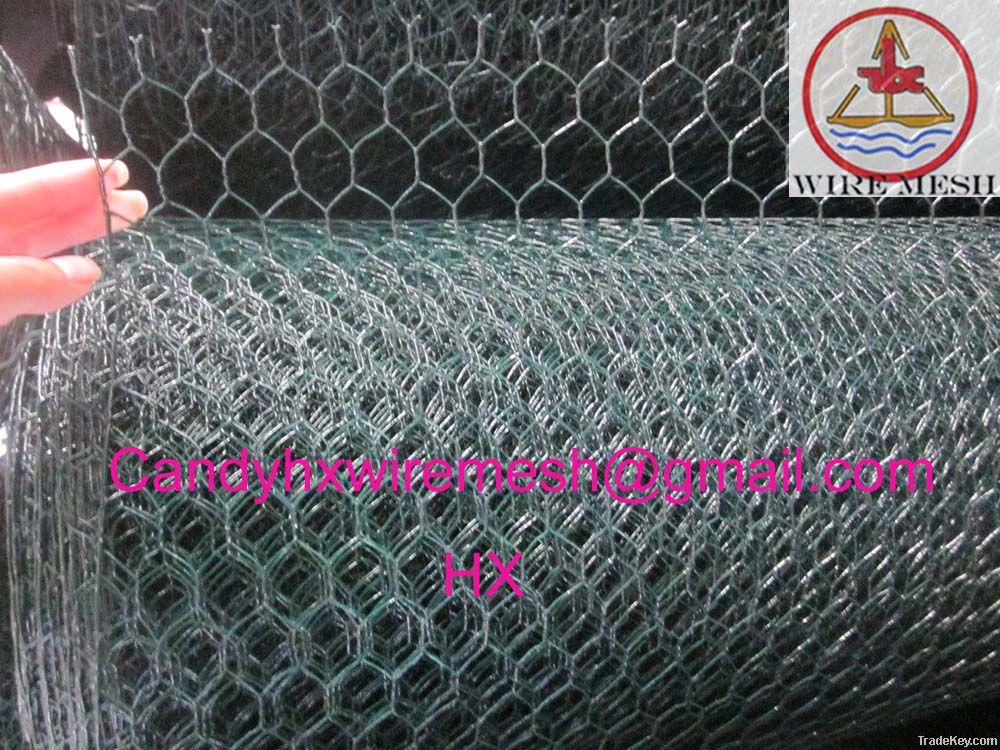 PVC hexagonal wire mesh