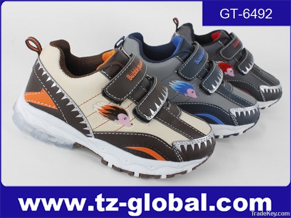 children LED light shoes boy sport shoes