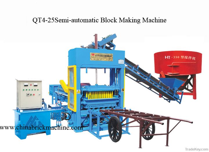 Concrete block machine