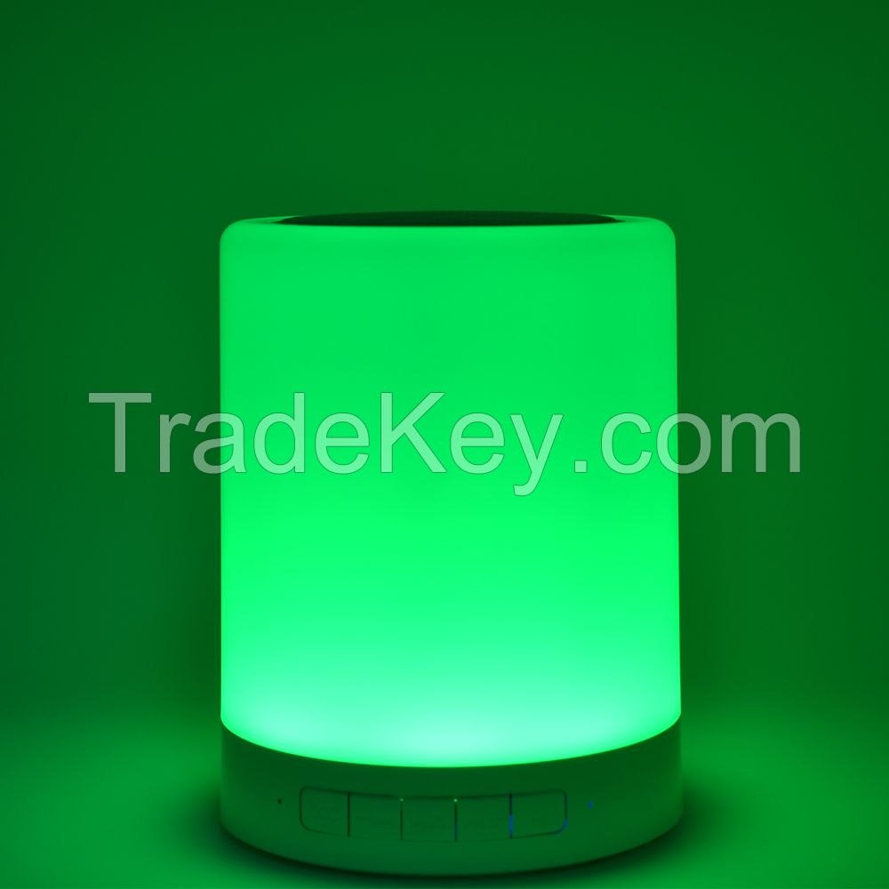 colorful atmosphere lamp wireless bluetooth speakers