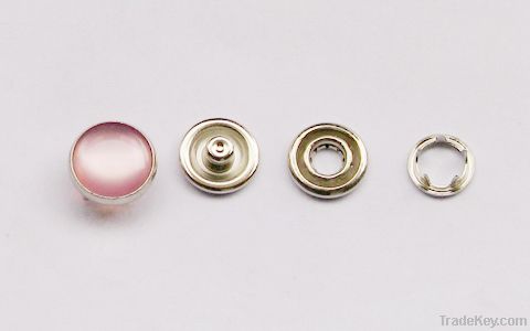 12mm pearl baby ring snap button