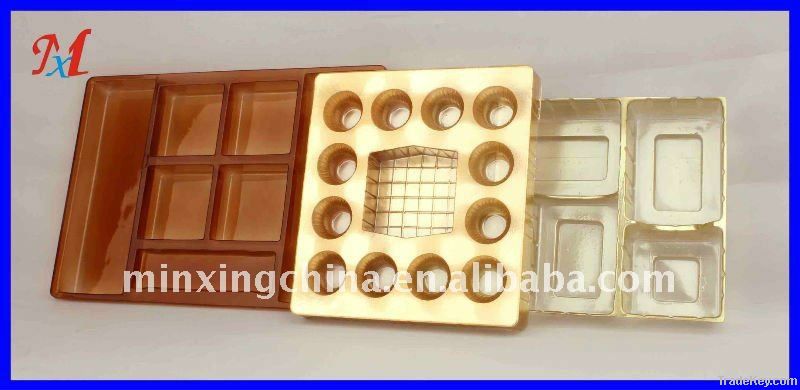 plastic chocolate tray packing