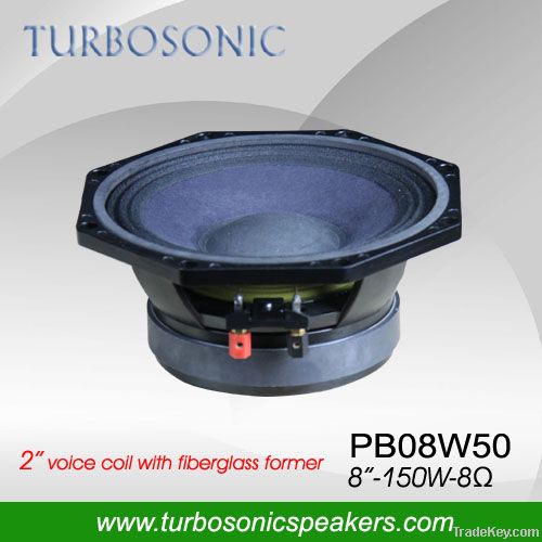 8" Mid-bass Audio Loudspeaker  NEW