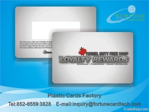 Plastic Loyalty card