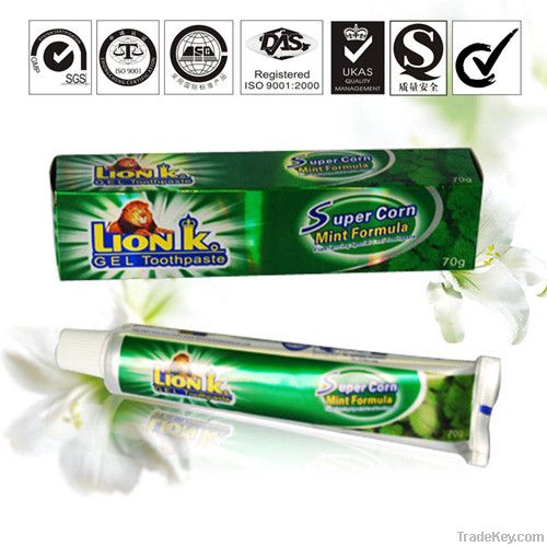 Mint gel herbal toothpaste