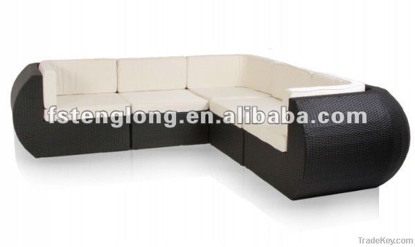 Round Sectional Luxury outdoor sofa set