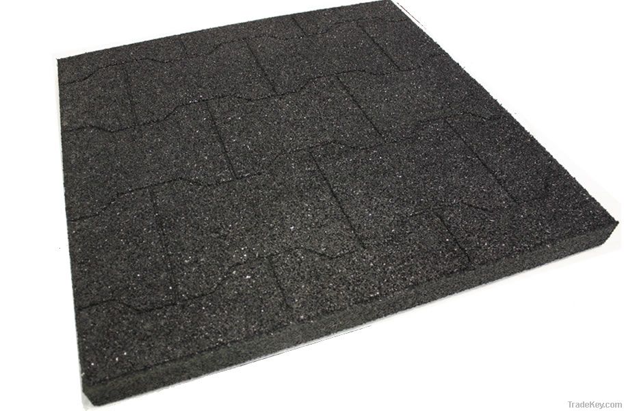 Types of Bone Shape Rubber Flooring Tile