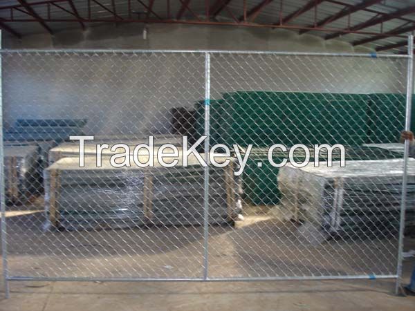 Galvanized Temporary Fence, ISO 9001 factory