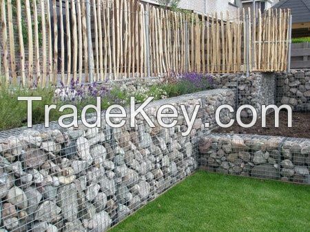Galvanzied Welded gabion basket/ retaining wall