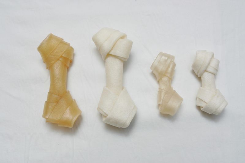 rawhide pressed bone